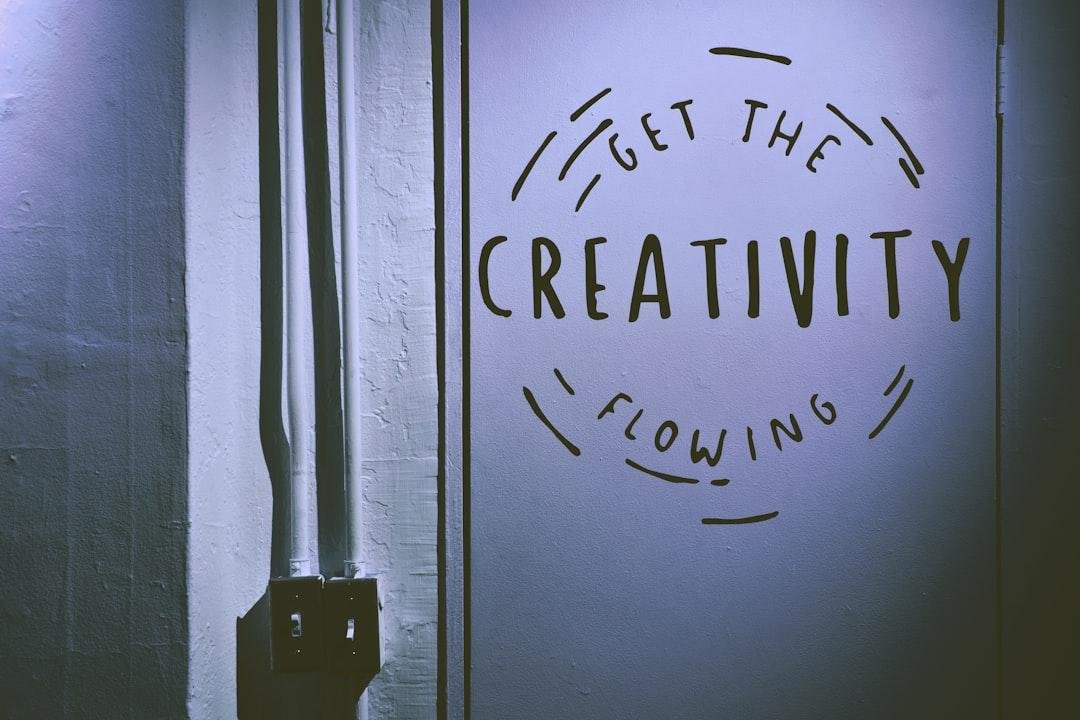 Get the creativity flowing sign