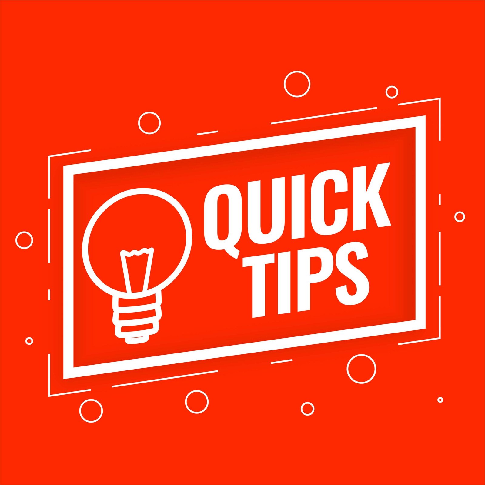 Quick Tips Red Icon 