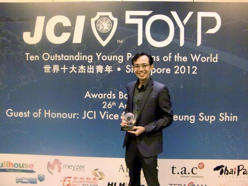 JCI Ten Outstanding Young Persons_TOYP of the World-Kenneth Kwan-Singapore
