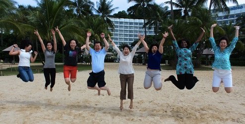Deep Impact team building session in Singapore