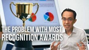 The problem with most recognition awards at the workplace