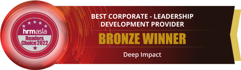 Best Corporate Leadership Development Singapore Award for Deep Impact Pte Ltd