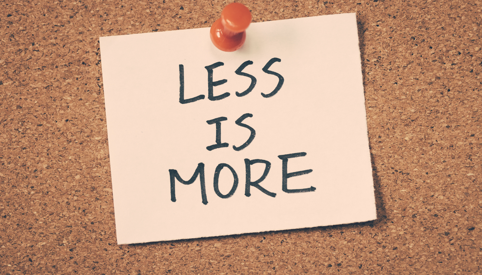 achive more by doing less