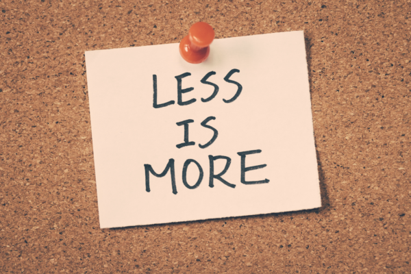 achive more by doing less